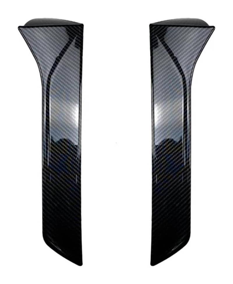 Heckscheibenspoiler Für Sitz Für Leon 5F FR Mk3 MK3.5 5 Tür Hinten Dach Flügel Seite Rand Schwanz Klappe Hinten Stamm Fenster Spoiler Lippe Auto Fenster Trim Lip Spoiler(Carbon Fiber Look) von KTGVTPBHBW