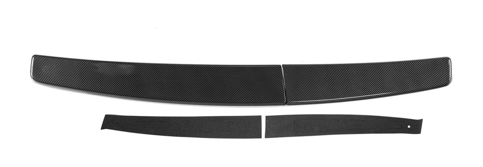 Heckscheibenspoiler Für VW Für Caddy 2005-2018 Doppeltür Scheune Twin Auto Externe Refit Zubehör Hinten Stamm Spoiler Deckel Flügel(Carbon texture) von KTGVTPBHBW