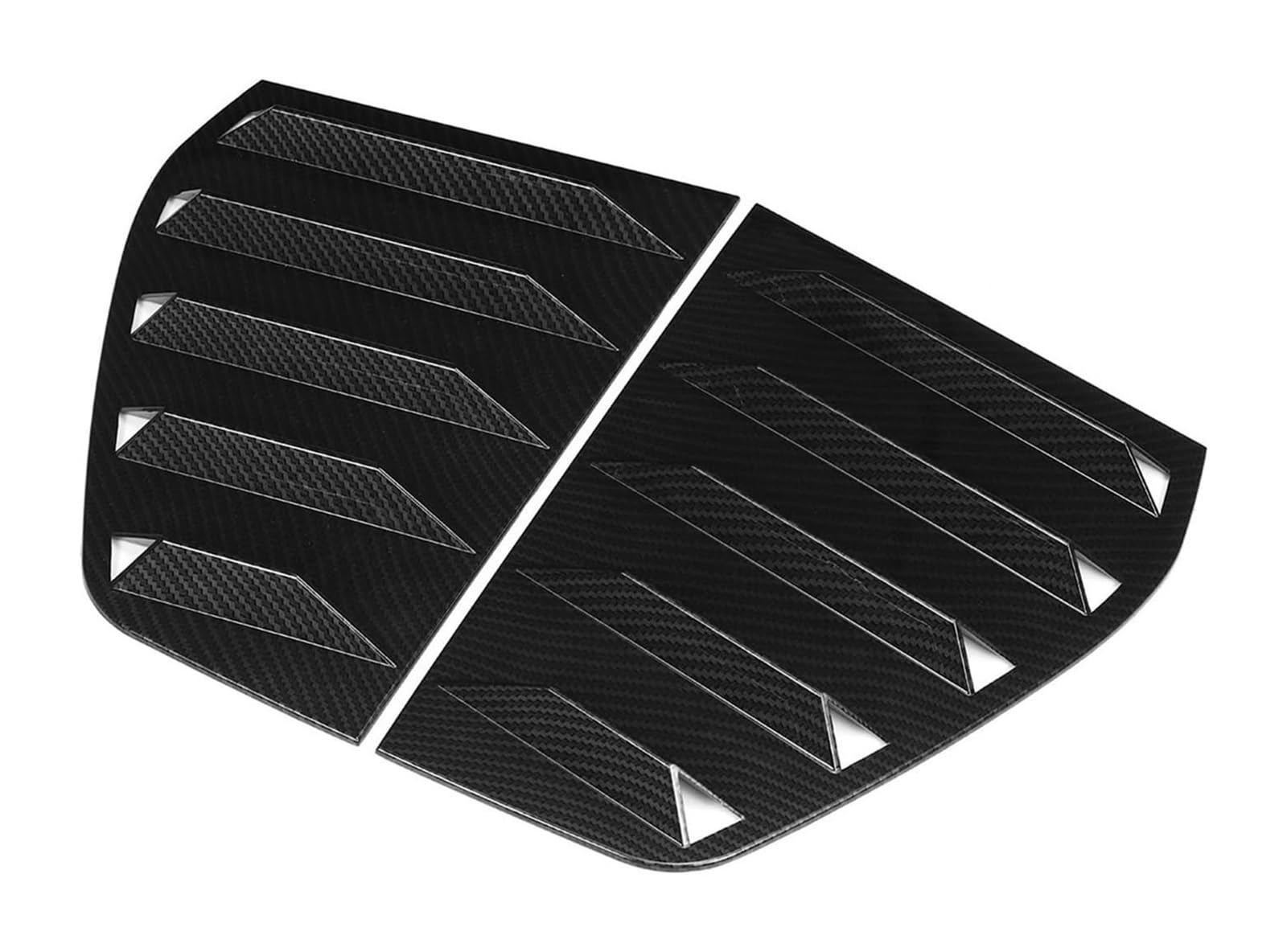 Heckscheibenspoiler Für VW Für G&olf 6 MK6 MK6.5 GTI GTD R Für R-Linie 2009-2013 2 Teile/satz Hinten Fenster Viertel Shutter Abdeckung Trim(Carbon Look) von KTGVTPBHBW