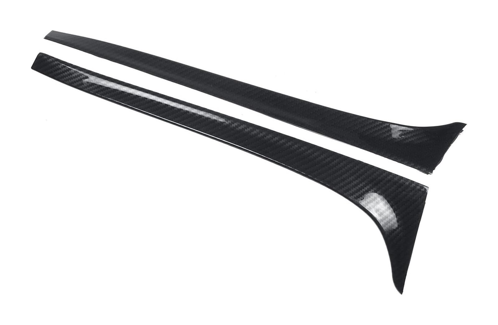 Heckscheibenspoiler Für VW Für G&olf 7 MK7 GTD R Carbon Faser Schwarz Hinten Fenster Seite Spoiler Flügel Auto Zubehör 2014 2015 2016 2017 2018(Rear right) von KTGVTPBHBW