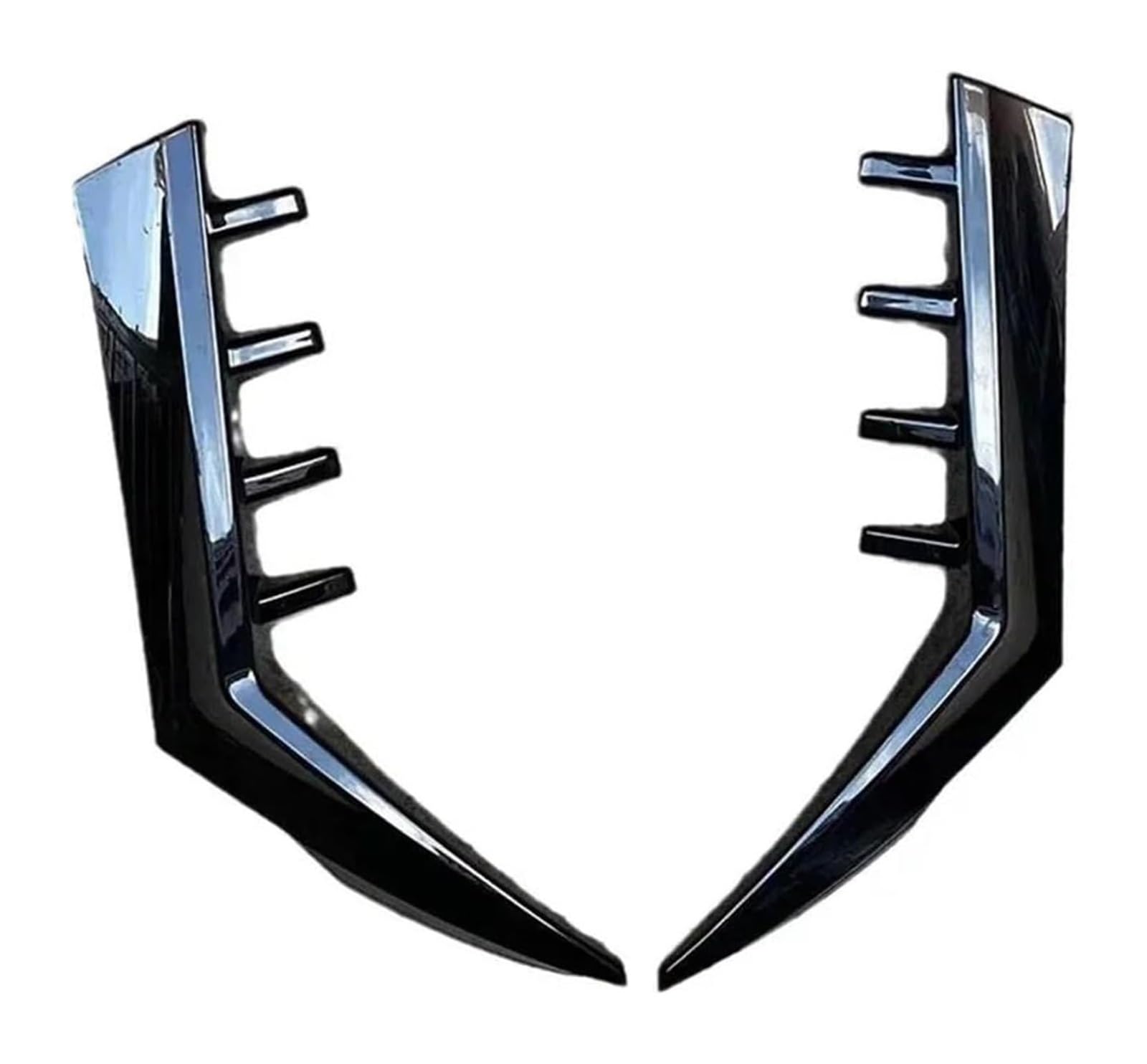 Heckscheibenspoiler Für VW Für G&olf 8 MK8 GTI GTD TSI TD Pro GTI Für Rline 2020-2023 Auto Hinten Fenster Seite Spoiler Trim Flügel Canards Splitter(Schwarz) von KTGVTPBHBW