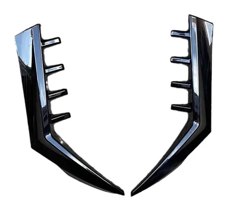 Heckscheibenspoiler Für VW Für G&olf 8 MK8 GTI GTD TSI TD Pro GTI Für Rline 2020-2023 Auto Hinten Fenster Seite Spoiler Trim Flügel Canards Splitter(Schwarz) von KTGVTPBHBW