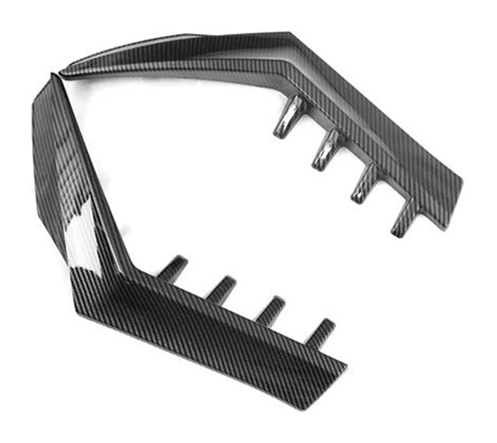 Heckscheibenspoiler Für VW Für G&olf 8 MK8 GTI GTD TSI TDI 2020-2023 Hinten Seite Spoiler Canard Splitter Hinten Stamm Spoiler Hinten Fenster Seite Spoiler(Carbon Look) von KTGVTPBHBW