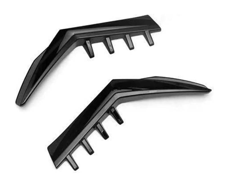 Heckscheibenspoiler Für VW Für G&olf 8 MK8 GTI GTD TSI TDI 2020-2023 Hinten Seite Spoiler Canard Splitter Hinten Stamm Spoiler Hinten Fenster Seite Spoiler(Glossy Black) von KTGVTPBHBW