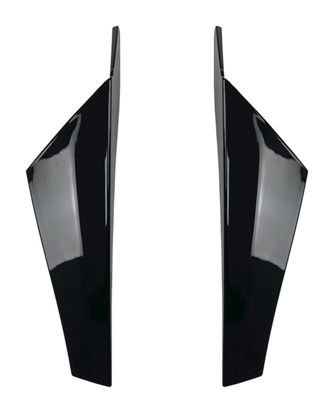 Heckscheibenspoiler Für VW Für G&olf 8 MK8 MK VIII 2020 2021 2 Teile/satz Hinten Fenster Seite Spoiler Flügel Lip Abdeckung Trim Aufkleber Auto Zubehör(Schwarz) von KTGVTPBHBW