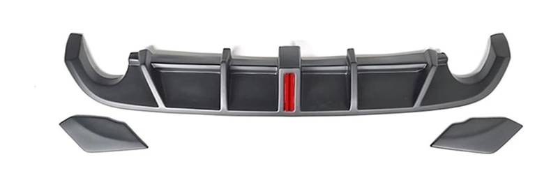 Heckscheibenspoiler Für VW Für G&olf MK6 GTI 2008-2013 Auto Heckspoiler Heckflügel Auto Hinten Diffusor Lippe Hinten Stoßstange Spoiler Splitter Auto Körper Kit(Matt Black) von KTGVTPBHBW