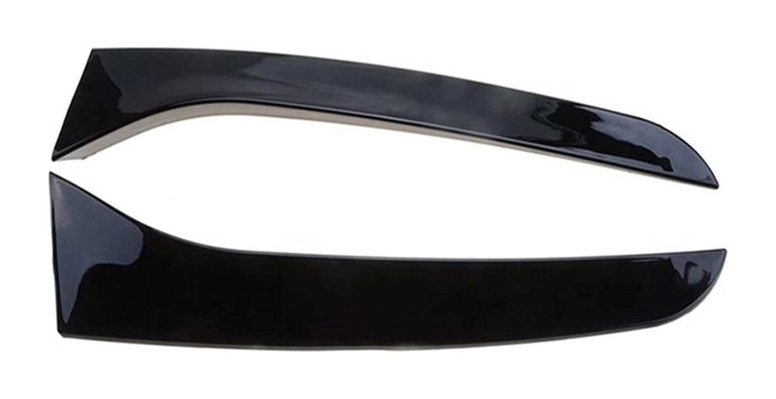Heckscheibenspoiler Für VW Für P&assat Für Magotan B7 Für Wagon Für Alltrack 2011-2015 Heckscheibe Seitenspoiler Diffusor Schwanzflosse Auto Dekorativ(Schwarz) von KTGVTPBHBW