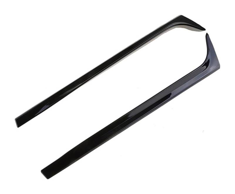 Heckscheibenspoiler Für VW Für Polo Mk5 6R 6C 2009-2017 Auto Dekoratives Zubehör Heckscheibe Seitenspoiler Flossen Zierleiste(Schwarz) von KTGVTPBHBW