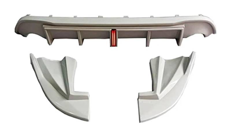 Heckscheibenspoiler Für Volvo S60 V60 4 Tür Limousine 2014-2018 Auto Hinten Stoßstange Diffusor Lip Splitter Spoiler Außen Tuning Hinten Stamm Spoiler(Unpainted) von KTGVTPBHBW