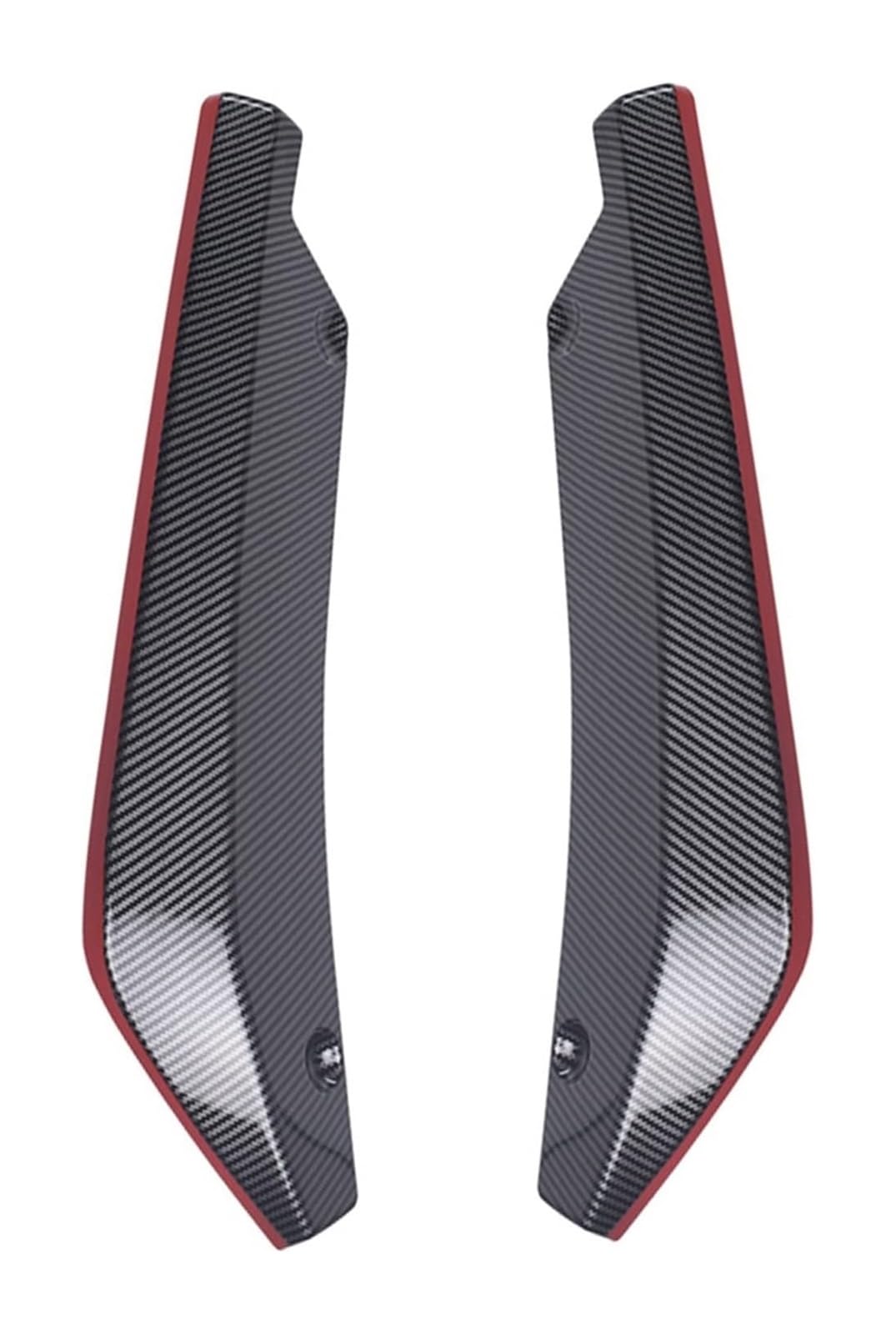 Heckscheibenspoiler Universal Auto Heckstoßstange Lip Diffusor Splitter Spoiler Kratzschutz Auto Heckspoiler 2 Stücke(2) von KTGVTPBHBW
