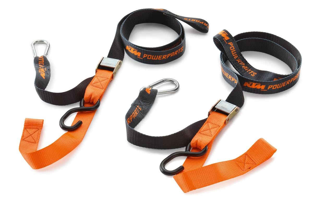 KTM SPANNGURTE/SPANNGURTSET orange-schwarz 280 kg Tragkraft mit Lenkerschlaufen - 79412950000 KTM SPANNGURTE/SPANNGURTSET orange-schwarz 280 kg Tragkraft mit Lenkerschlaufen - 79412950000 von KTM