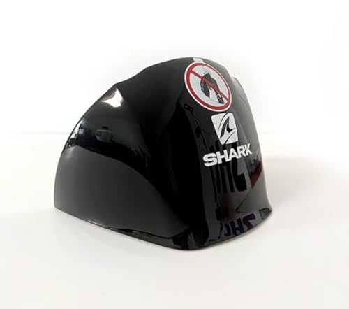KTTUO Hochwertiges Visier für Shark Race R Pro GP, FIM Racing, Schwarz, Selbstklebend, Motorrad von KTTUO