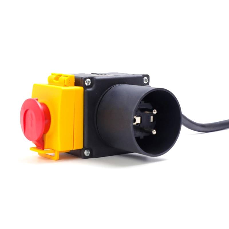 Elektromagnetische Drucktasten-Netzschalter, 250 V, 16 A, einfache Installation für Holzspalter und -schneider von KUAIYIJU
