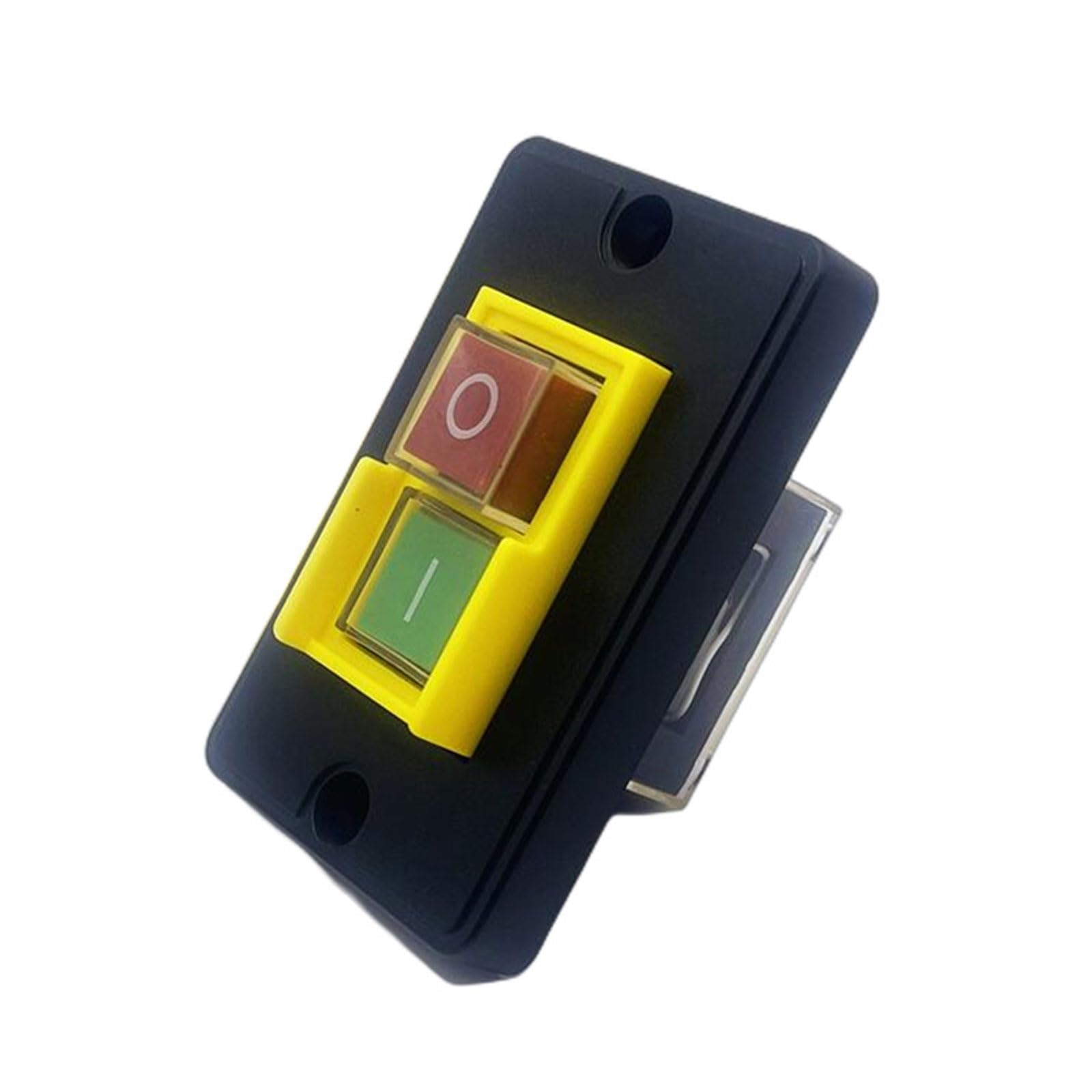 Sichere, selbstsichernde magnetische Starttastenschalter, unverzichtbare wasserdichte Schalter, AC250 V, 6 A, für elektrische Projekte, momentane elektromagnetische Schalter Sichere, selbstsichernde magnetische Starttastenschalter, unverzichtbare wasserdichte Schalter, AC250 V, 6 A, für elektrische Projekte, momentane elektromagnetische Schalter von KUAIYIJU
