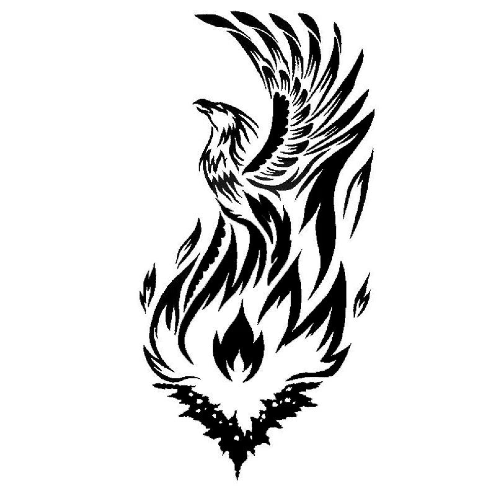KUAVI 10,1 * 20CM Phoenix Mythischer Vogel Auto Styling Aufkleber Klassische Auto Körper Aufkleber Zubehör (2 Stück) von KUAVI