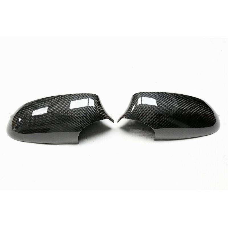 Auto-Seitenspiegel-Abdeckkappe für BMW E87 E82 2007–2010, echte Kohlefaser von KUBYMOTO