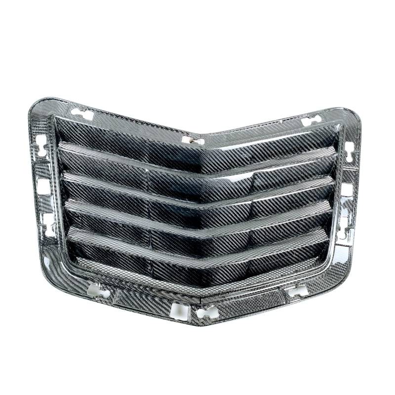 Autoabdeckung für die vordere Motorhaube, für Chevrolet Corvette C7 2014–2019, Kohlefaser von KUBYMOTO