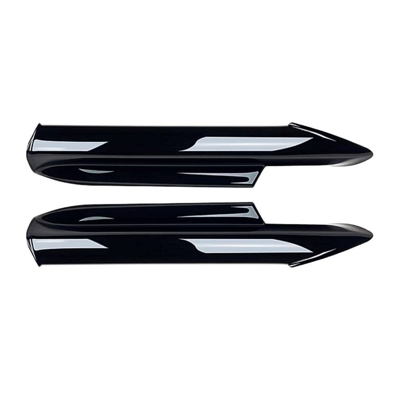 Frontstoßstange Seitenspoiler Abdeckung für BMW E90 E91 Pre-LCI M-Tech 2005-2008 Carbon Look Glanz Schwarz von KUBYMOTO
