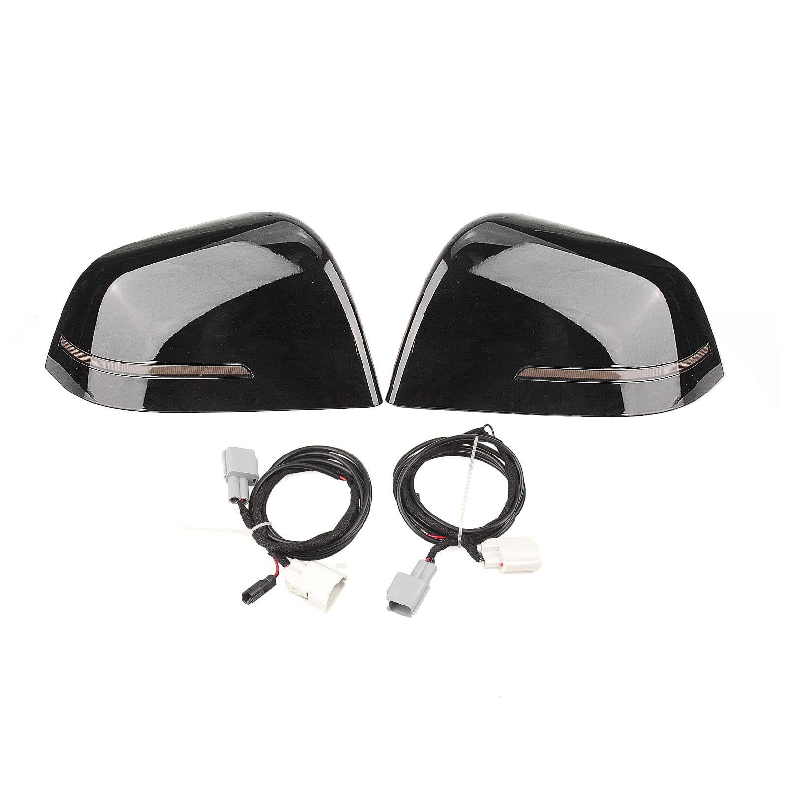 Rückspiegel Abdeckung Mit LED-Licht Für Tesla Model Y 2019-2022 Schwarz glänzend Kohlenstofffaser Look Rückspiegel Abdeckung Mit LED-Licht Für Tesla Model Y 2019-2022 Schwarz glänzend Kohlenstofffaser Look von KUBYMOTO