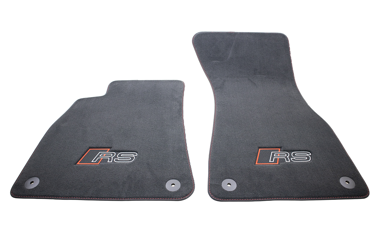 Original Audi RS Velour Fußmatten für VORN + HINTEN Schwarz für Audi A6 C8 A7 4K Original Audi RS Velour Fußmatten für VORN + HINTEN Schwarz für Audi A6 C8 A7 4K von KUFATEC GmbH & Co. KG