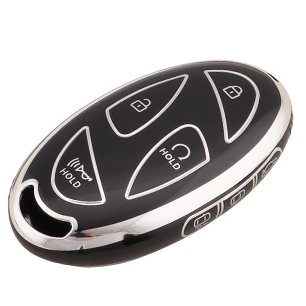 KULCSOK Schlüsselhülle für Hyundai Kona Ioniq 6 Sonata Santa Fe Elantra Hybrid Grandeur GN7 2024 2023 Schlüsselanhänger Schutz TPU 7 Tasten Schwarz KULCSOK Schlüsselhülle für Hyundai Kona Ioniq 6 Sonata Santa Fe Elantra Hybrid Grandeur GN7 2024 2023 Schlüsselanhänger Schutz TPU 7 Tasten Schwarz von KULCSOK