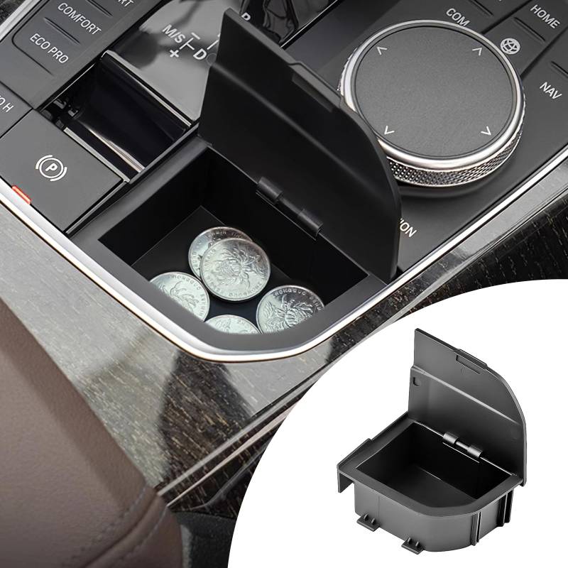 KUNGKIC Auto-Schalthebel-Aufbewahrungsbox Innenraum Zubehör Änderung Maßgeschneiderter Für BMW 1 3 4 Serie X3 X4 X5 X6 X7 Z4 F40 F44 G20 G21 G26 G01 G02 G05 G06 G07 I4 I3 Mittelkonsolen-Ablagefach von KUNGKIC