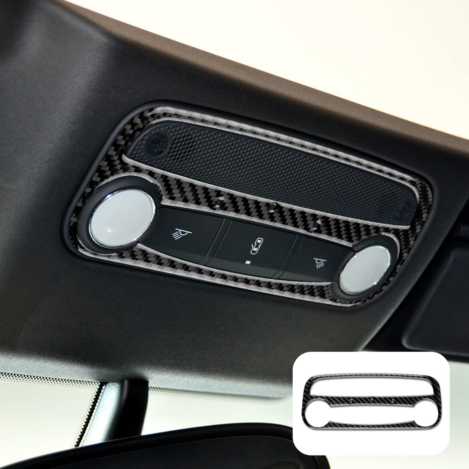 KUNGKIC Auto Dach Leselicht Lampe Rahmen Trim Cover Innenaufkleber Kohlefaser Aufkleber für Audi TT 2007 2008 2009 2010 2011 2012 2013 2014 Serie Schwarz KUNGKIC Auto Dach Leselicht Lampe Rahmen Trim Cover Innenaufkleber Kohlefaser Aufkleber für Audi TT 2007 2008 2009 2010 2011 2012 2013 2014 Serie Schwarz von KUNGKIC