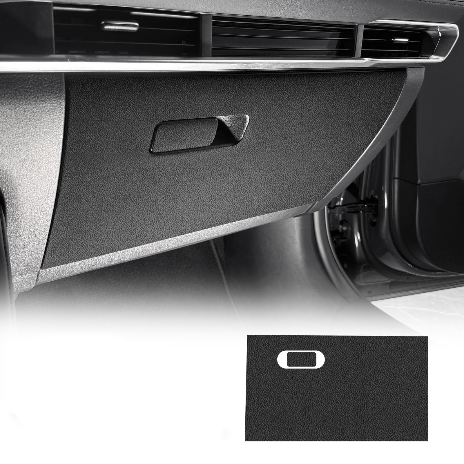 KUNGKIC Car Passenger Toolbox Kick Mats Für Mazda 3 Axela 2019 2020 2021 2022 2023 2024 2025 Kick Mats Schutz Aufkleber Innenraum Aufkleber Zubehör Selbstklebend Seite (Kunstleder) von KUNGKIC