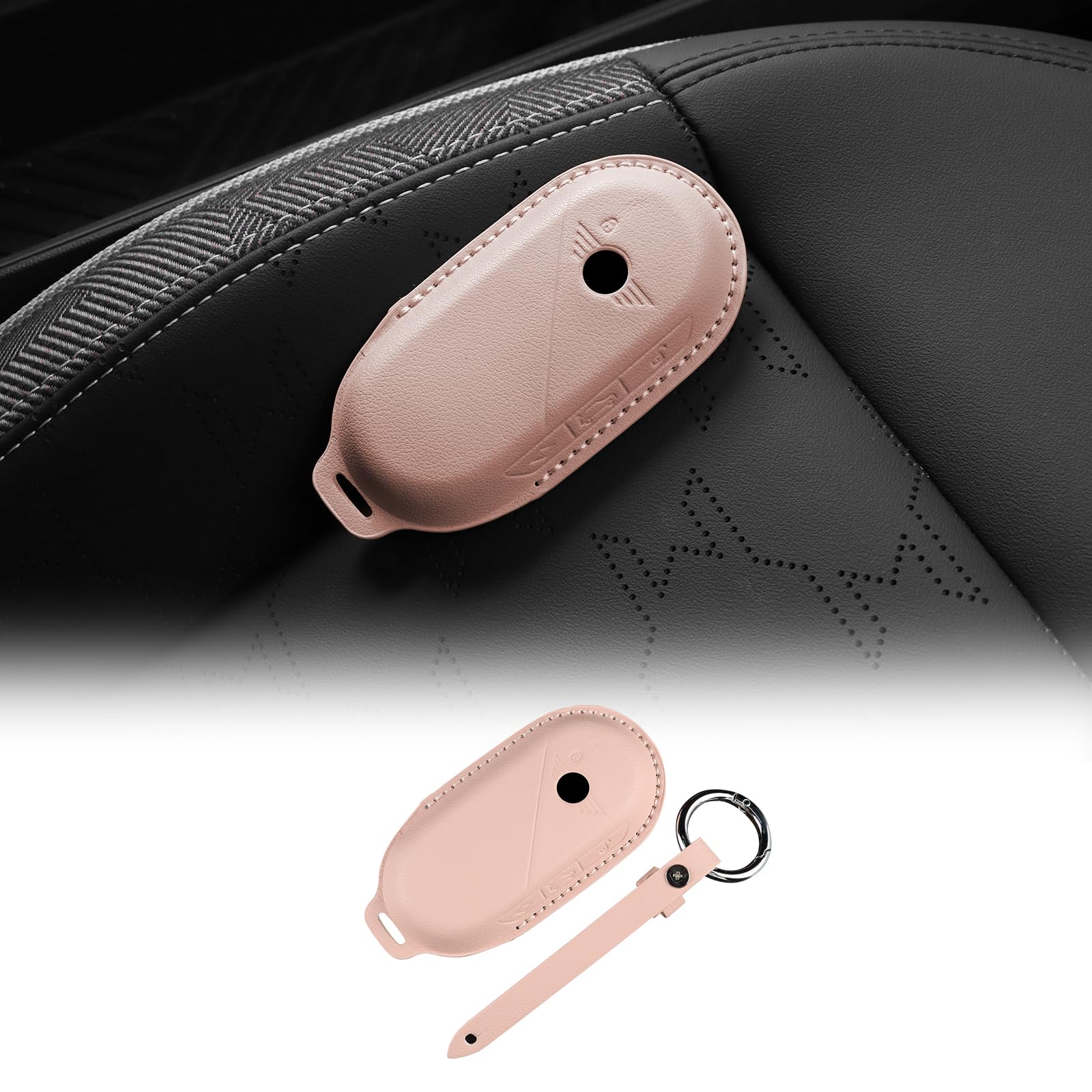 KUNGKIC Für 2024 2025 Mini J01 J05 U25 F65 F66 F67 Leder Schlüsselabdeckung Aluminium Schutzhülle Fernbedienung Schlüsselanhänger Autoschlüssel Konverter KUNGKIC Für 2024 2025 Mini J01 J05 U25 F65 F66 F67 Leder Schlüsselabdeckung Aluminium Schutzhülle Fernbedienung Schlüsselanhänger Autoschlüssel Konverter von KUNGKIC