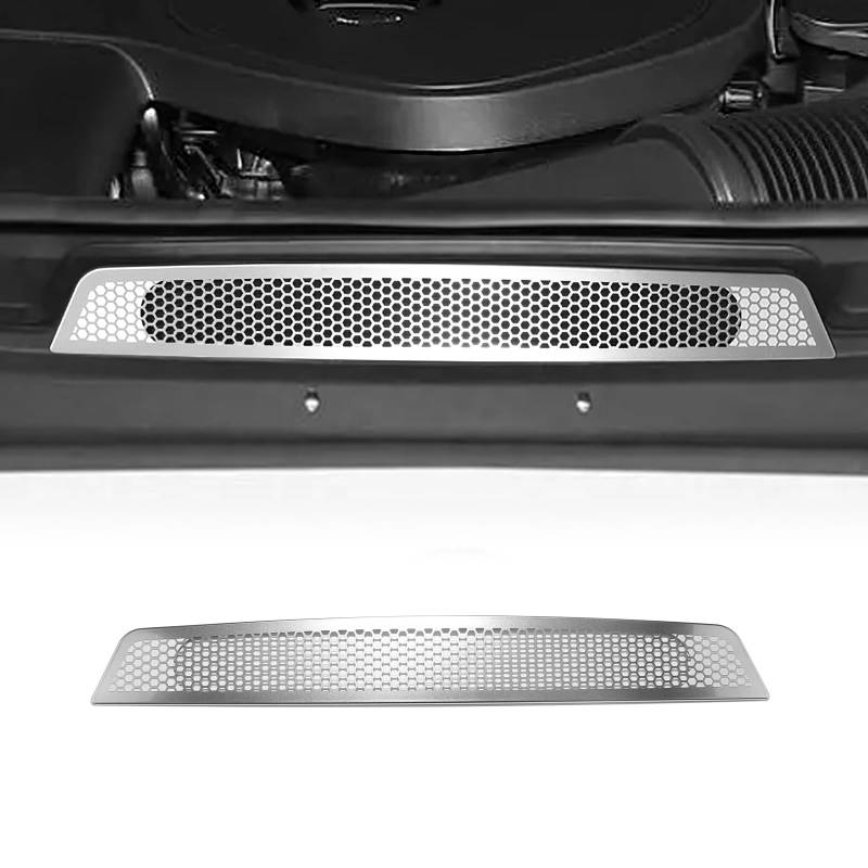 KUNGKIC Für Benz C-Class W206 2022 2023 2024 2025 Alloy Auto Motorhaube Lufteinlass Staubschutzhaube Zubehör Innenraum benutzerdefinierte Auto-Design (Silbrig) von KUNGKIC