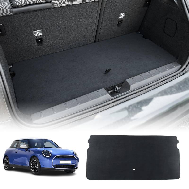 KUNGKIC Für MINI Cooper J01 EV E/SE 2024-2025 Benutzerdefinierte Flanell Kofferraum-Futtermatte Allwetter Interieur-Zubehör von KUNGKIC