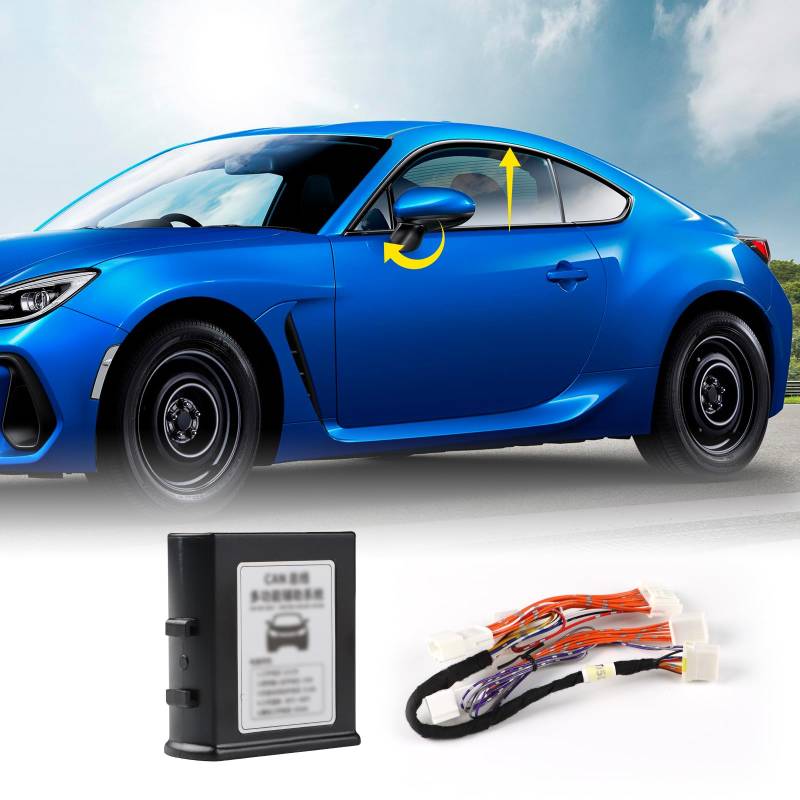 KUNGKIC Für Toyota GR86 ZN8 Subaru BRZ ZD8 2021 2022 2023 2024 2025 Auto Seitenspiegel Automatisch Klappbar Offen Fenster Schließsystem Modul Automatisch Schloss Klappbar Innenraum Mode Zubehör von KUNGKIC