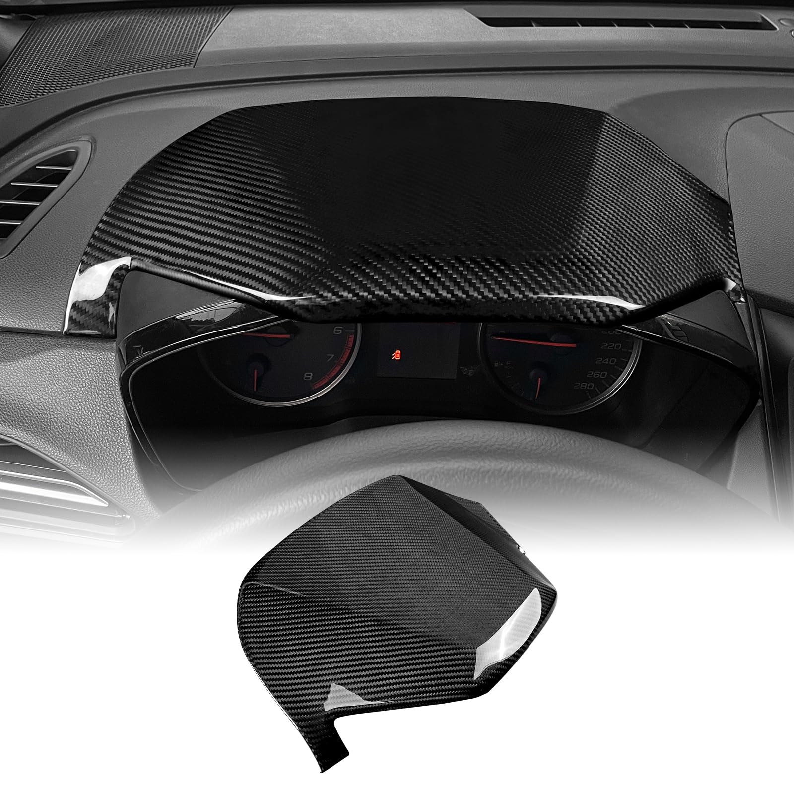 KUNGKIC Hartkohlefaser Auto Armaturenbrett Tachometer Obere Innenbereich Aufkleber Dekorative Für Subaru Crosstrek 2023 2024 WRX WRX/STI 2022 2023 2024 Zubehör Geschenk,Schwarz KUNGKIC Hartkohlefaser Auto Armaturenbrett Tachometer Obere Innenbereich Aufkleber Dekorative Für Subaru Crosstrek 2023 2024 WRX WRX/STI 2022 2023 2024 Zubehör Geschenk,Schwarz von KUNGKIC