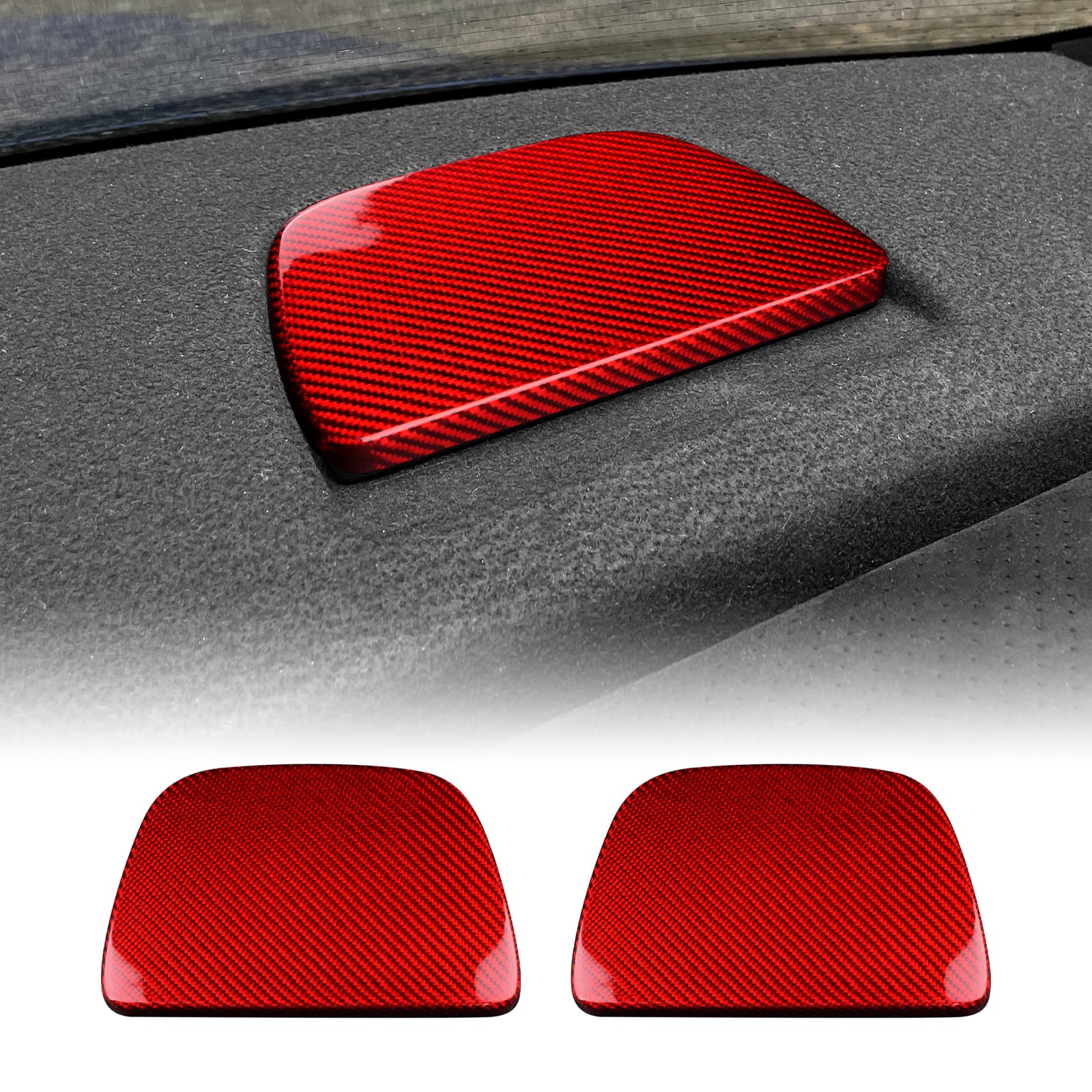 KUNGKIC Hartkohlefaser Auto Rücksitz Top Abdeckung Aufkleber Dekorativer Innenbereich Compatible with Subaru BRZ Toyota GR86 2021 2022 2023 Zubehör Rot KUNGKIC Hartkohlefaser Auto Rücksitz Top Abdeckung Aufkleber Dekorativer Innenbereich Compatible with Subaru BRZ Toyota GR86 2021 2022 2023 Zubehör Rot von KUNGKIC