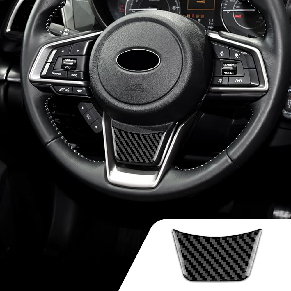 KUNGKIC Kohlefaser Auto-Lenkrad Kinn Innenraum Aufkleber Compatible with Subaru Impreza 2017-2019 Crosstrek 2018-2021 Zubehör Lenkradtafel-Schwarz KUNGKIC Kohlefaser Auto-Lenkrad Kinn Innenraum Aufkleber Compatible with Subaru Impreza 2017-2019 Crosstrek 2018-2021 Zubehör Lenkradtafel-Schwarz von KUNGKIC