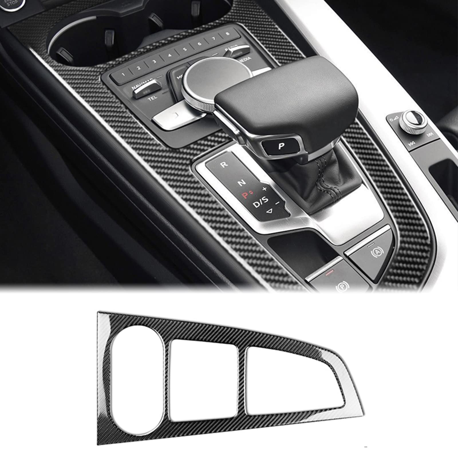 KUNGKIC Kohlefaser Auto Mittelkonsole Schalttafel Abdeckung Aufkleber Gangschaltung Paneel Innenraum Dekorativ Compatible with Audi Audi A4 A5 2017-2020 Getrieberahmen Zubehör KUNGKIC Kohlefaser Auto Mittelkonsole Schalttafel Abdeckung Aufkleber Gangschaltung Paneel Innenraum Dekorativ Compatible with Audi Audi A4 A5 2017-2020 Getrieberahmen Zubehör von KUNGKIC
