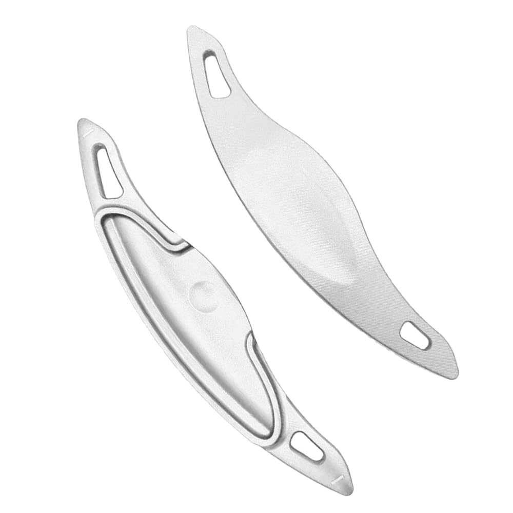 KUNIO 2 Stücke Lenkrad Schaltwippen Verlängerung Paddles Lenkrad passt für Hyundai I30N 2019 2020 2021 2022 2023 Metall Paddle Shifter Extensions Innendekoration Zubehör Silber KUNIO 2 Stücke Lenkrad Schaltwippen Verlängerung Paddles Lenkrad passt für Hyundai I30N 2019 2020 2021 2022 2023 Metall Paddle Shifter Extensions Innendekoration Zubehör Silber von KUNIO