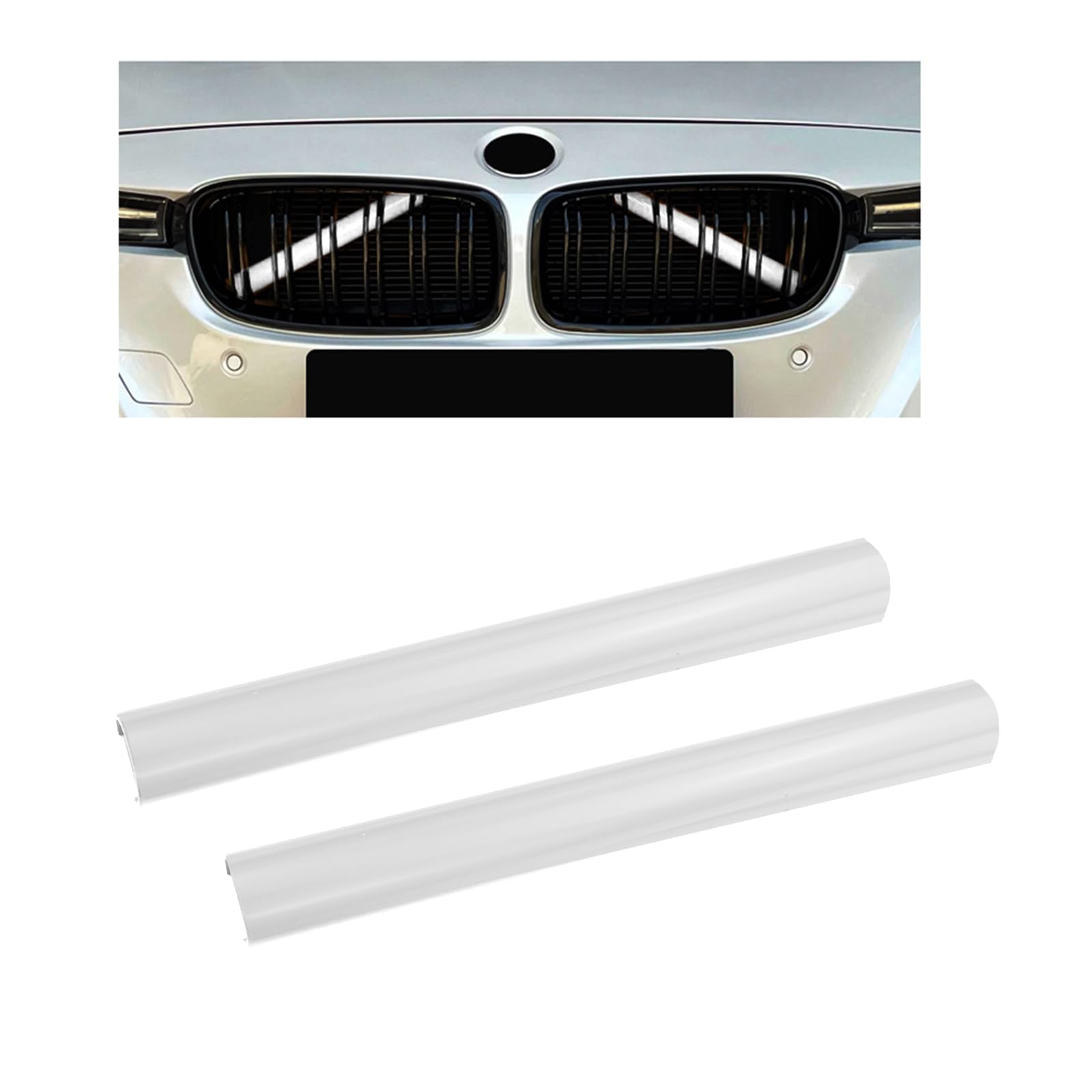 KUNIO 2PCS Frontgrill Streifen Passt für BMW Streifen für Kühlergrill G20 G28 G21 Frontgrill Einsatz Streifen Kühlergrill Zierleiste Zubehör Weiß KUNIO 2PCS Frontgrill Streifen Passt für BMW Streifen für Kühlergrill G20 G28 G21 Frontgrill Einsatz Streifen Kühlergrill Zierleiste Zubehör Weiß von KUNIO