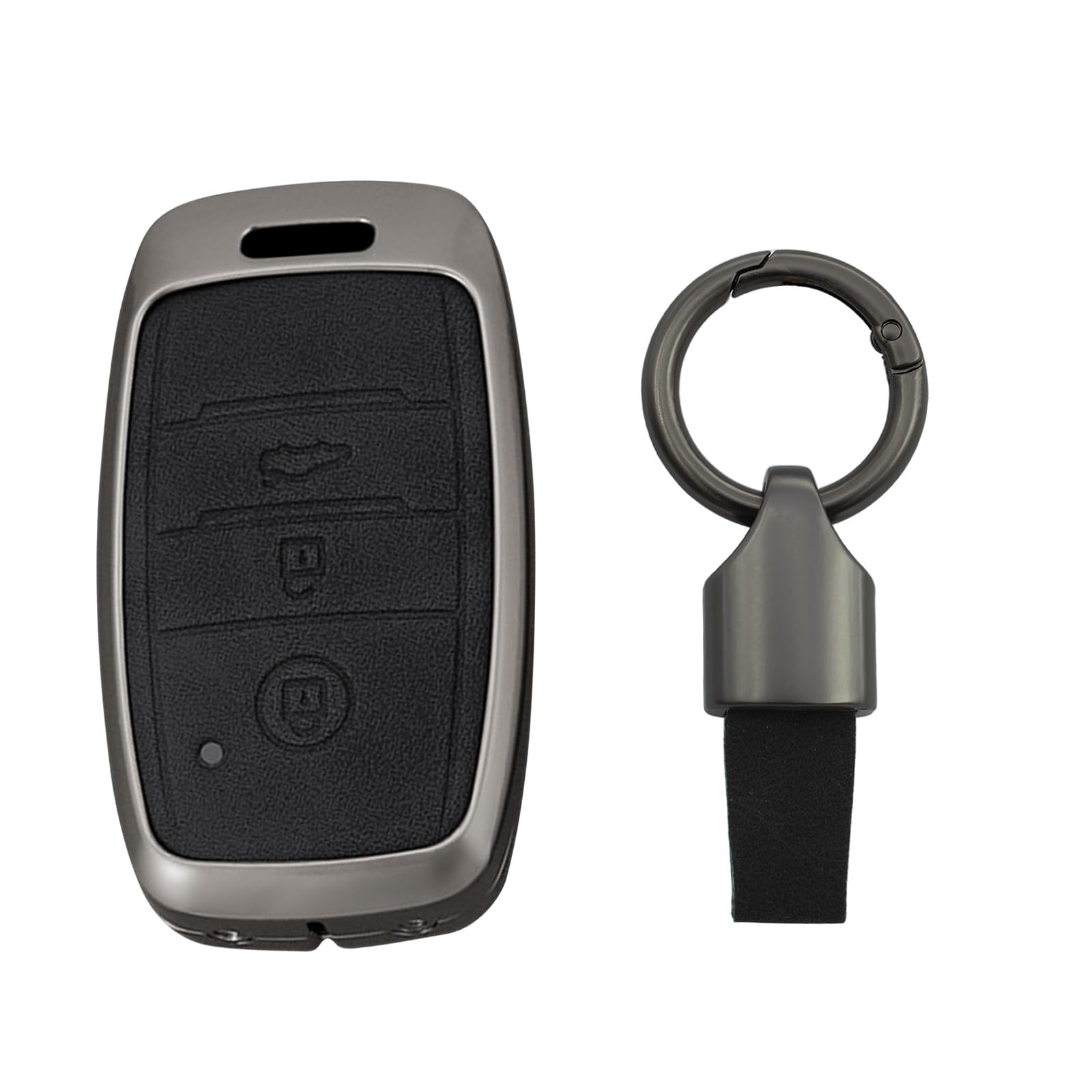 KUNIO Autoschlüssel Hülle Passt für Kia Sportage Gt Line Sorento Picanto Soul NIRO Rio Stonic Optima Ceed Forte Koup Schlüsselhülle 3 Tasten Schlüsselcover Metall Schlüsselanhänger Schwarz KUNIO Autoschlüssel Hülle Passt für Kia Sportage Gt Line Sorento Picanto Soul NIRO Rio Stonic Optima Ceed Forte Koup Schlüsselhülle 3 Tasten Schlüsselcover Metall Schlüsselanhänger Schwarz von KUNIO