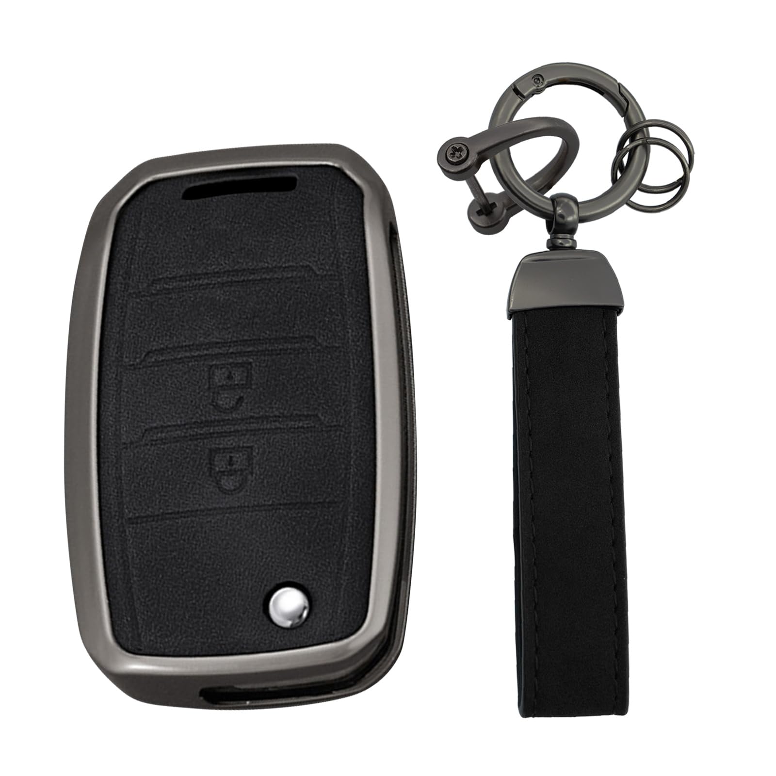 KUNIO Autoschlüssel Hülle Passt für Kia Stonic Picanto Rio Ceed Sportage Soul Sorento Pegas Soluto Cerato Schlüsselhülle 2 Tasten Schlüsselcover Schlüsselanhänger Schwarz KUNIO Autoschlüssel Hülle Passt für Kia Stonic Picanto Rio Ceed Sportage Soul Sorento Pegas Soluto Cerato Schlüsselhülle 2 Tasten Schlüsselcover Schlüsselanhänger Schwarz von KUNIO