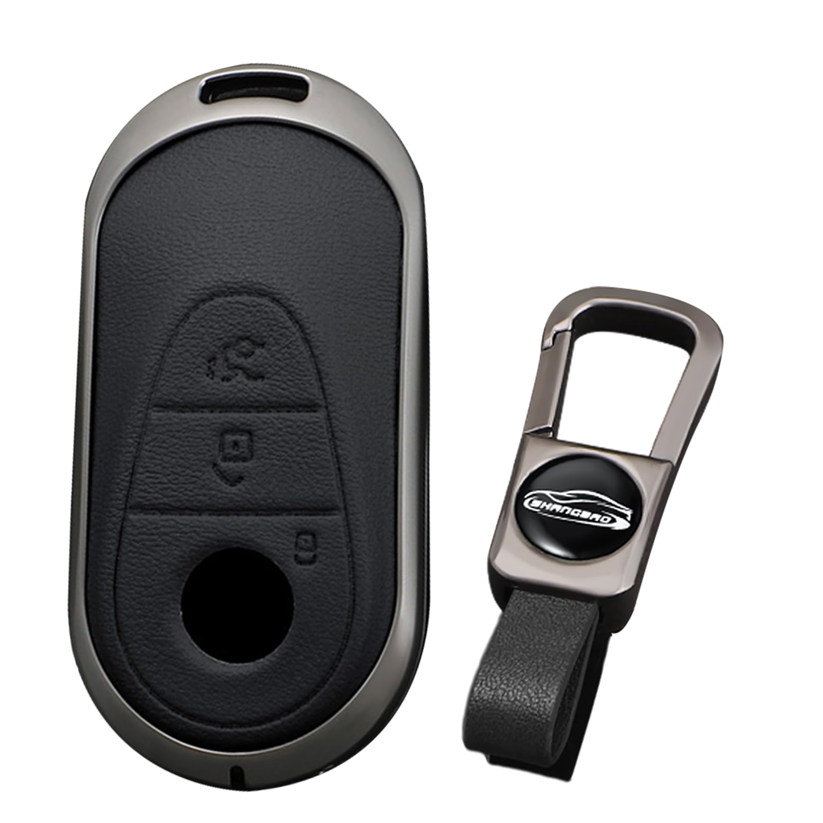 KUNIO Autoschlüssel Hülle Passt für Mercedes Benz C Klasse W206 S Klasse W223 C200 GLC 2023 2022 2021 2020 Schlüsselcover Schlüsseletui Schlüsselanhänger Zubehör B Schwarz KUNIO Autoschlüssel Hülle Passt für Mercedes Benz C Klasse W206 S Klasse W223 C200 GLC 2023 2022 2021 2020 Schlüsselcover Schlüsseletui Schlüsselanhänger Zubehör B Schwarz von KUNIO