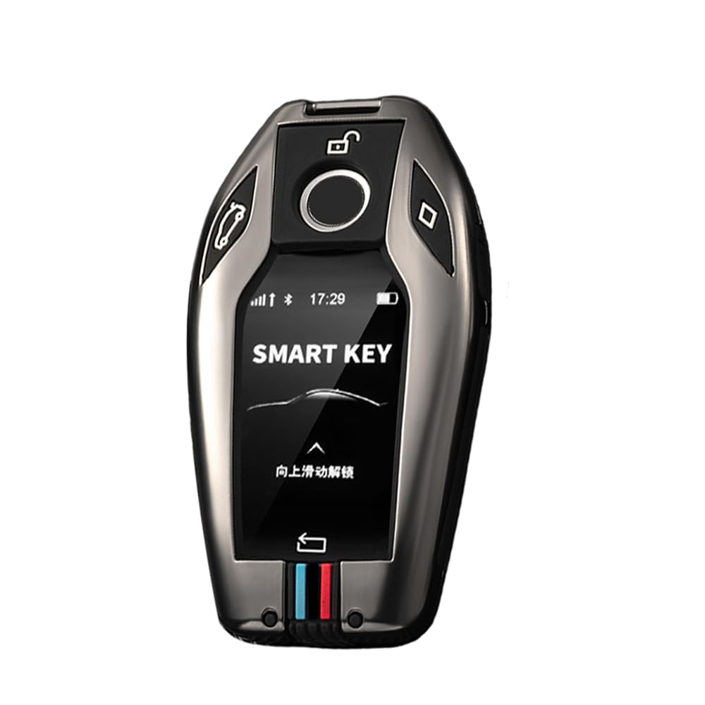 KUNIO Autoschlüssel Hülle Schlüsselhülle Passt für BMW Display Key X3 G01 2017-2024 Metall Schlüsseletui Schlüsselanhänger Schlüsseletui 3 Tasten Schwarz KUNIO Autoschlüssel Hülle Schlüsselhülle Passt für BMW Display Key X3 G01 2017-2024 Metall Schlüsseletui Schlüsselanhänger Schlüsseletui 3 Tasten Schwarz von KUNIO