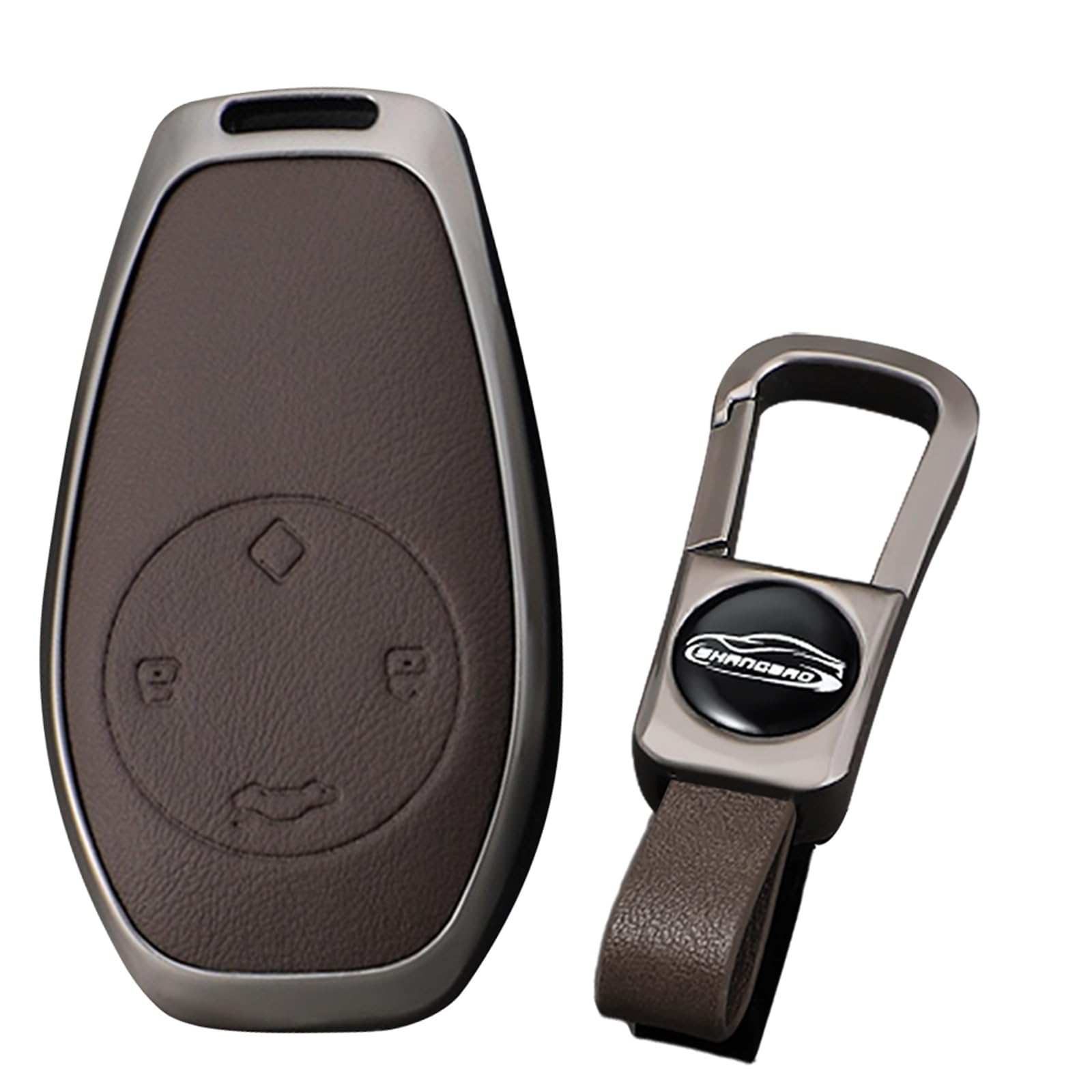 KUNIO Keyless Schlüsselhülle für Leapmotor T03 S01 C11 für Leap Motor Schlüsselschutz Zinklegierung Gehäuse Schlüsselcover Schlüsselanhänger 4 Tasten B Braun KUNIO Keyless Schlüsselhülle für Leapmotor T03 S01 C11 für Leap Motor Schlüsselschutz Zinklegierung Gehäuse Schlüsselcover Schlüsselanhänger 4 Tasten B Braun von KUNIO
