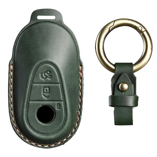 KUNIO Schlüsselhülle Passt für Mercedes Benz C Klasse W206 S Klasse W223 C200 GLC 2023 2022 2021 2020 Leder Autoschlüssel Hülle Schlüsselcover Schlüsselanhänger Schlüsseletui Grün KUNIO Schlüsselhülle Passt für Mercedes Benz C Klasse W206 S Klasse W223 C200 GLC 2023 2022 2021 2020 Leder Autoschlüssel Hülle Schlüsselcover Schlüsselanhänger Schlüsseletui Grün von KUNIO