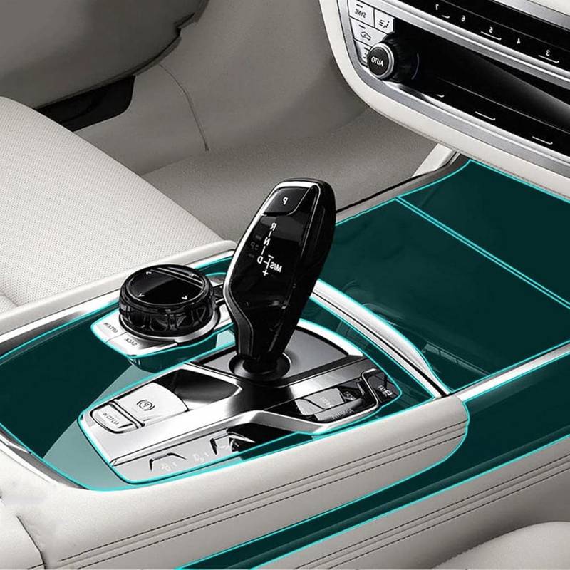 KUNQING Auto-Mittelkonsole Armaturenbrett Schaltung Abdeckung Schutzhülle TPU Folie für BMW G11 G12 RHD LHD 7er Serie 2015 von KUNQING