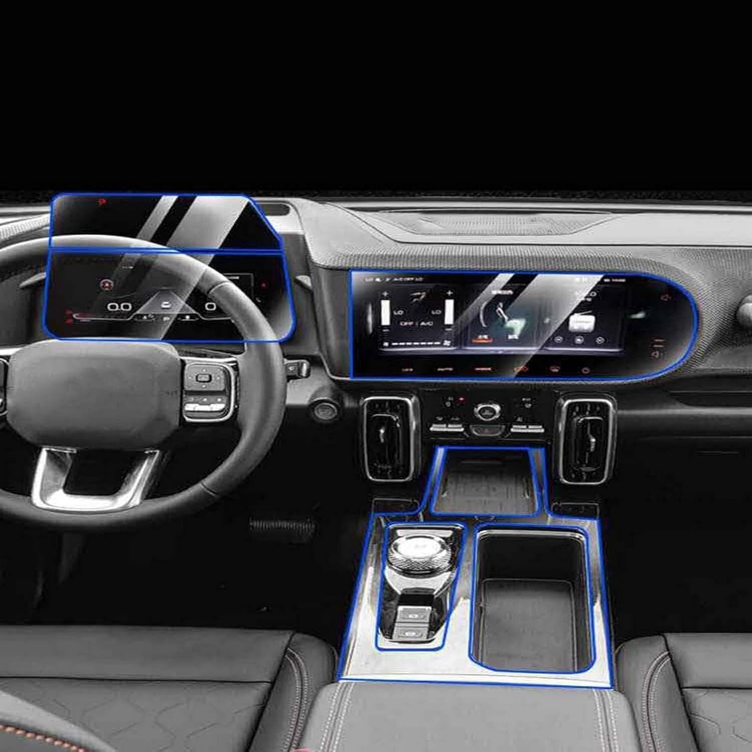 KUNQING Auto Mittelkonsole GPS Navigation TPU Schutzfolie für Haval Dargo 2021 2022 KUNQING Auto Mittelkonsole GPS Navigation TPU Schutzfolie für Haval Dargo 2021 2022 von KUNQING