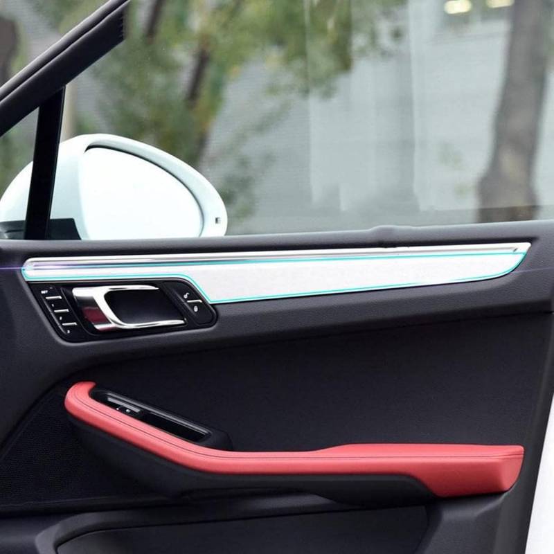 KUNQING Auto-Schutzfolie für Mittelkonsole Armaturenbrett aus TPU für Porsche Macan 2015 95B von KUNQING