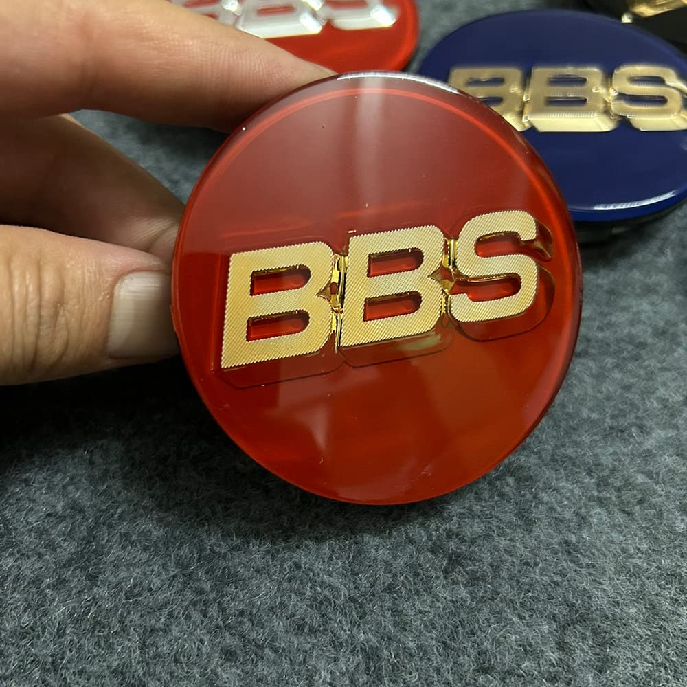 4 Stück Nabendeckel Radnabendeckel für BBS 56MM 60MM 65MM 68MM 70MM, Radnabenkappen Radnabenabdeckung Wasserdicht Staubdicht Felgendeckel mit Logo,B-68MM von KUPK