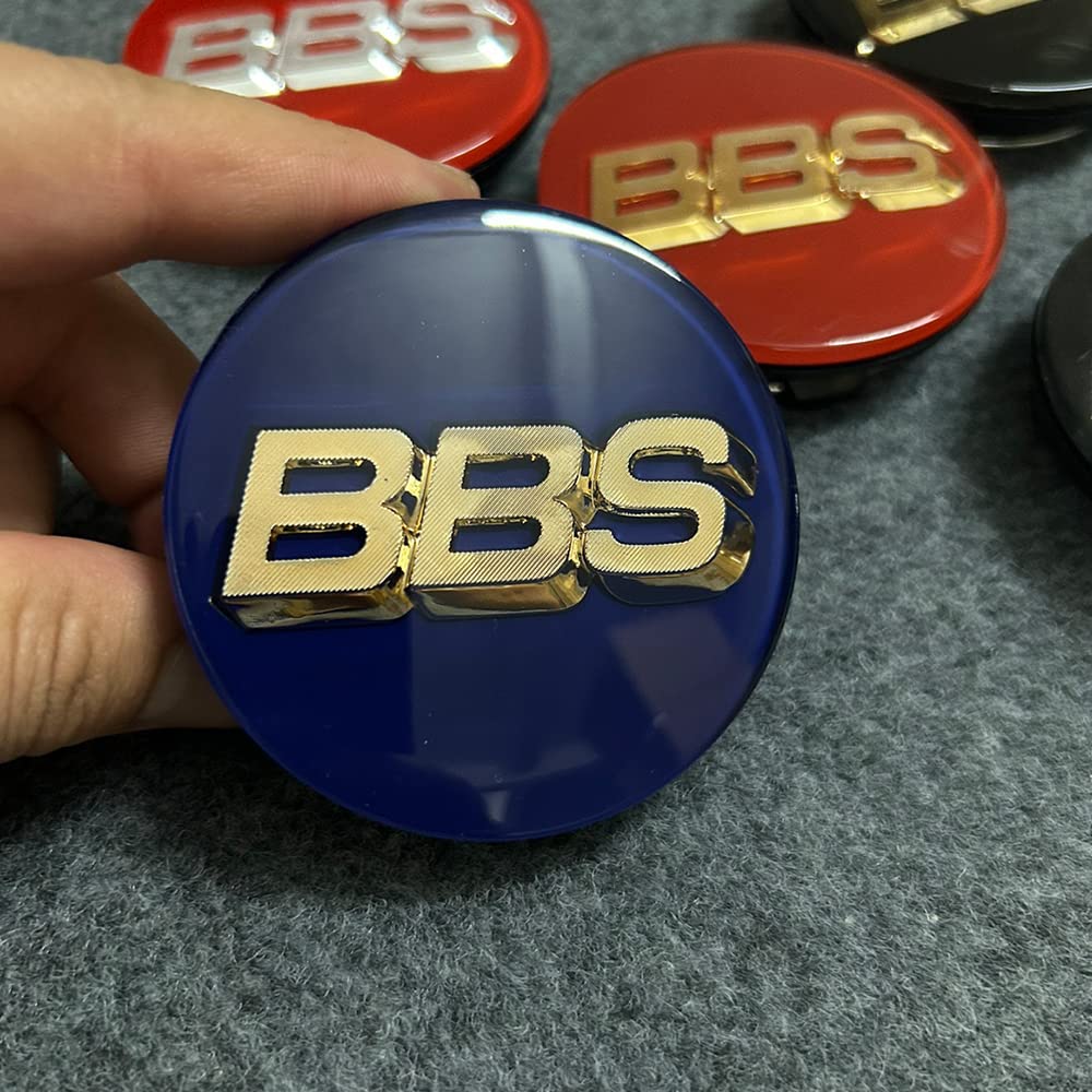 4 Stück Nabendeckel Radnabendeckel für BBS 56MM 60MM 65MM 68MM 70MM, Radnabenkappen Radnabenabdeckung Wasserdicht Staubdicht Felgendeckel mit Logo,C-65MM von KUPK