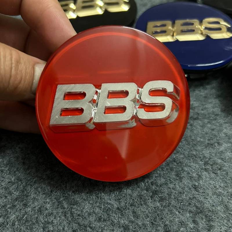 4 Stück Nabendeckel Radnabendeckel für BBS 56MM 60MM 65MM 68MM 70MM, Radnabenkappen Radnabenabdeckung Wasserdicht Staubdicht Felgendeckel mit Logo,D-65MM von KUPK